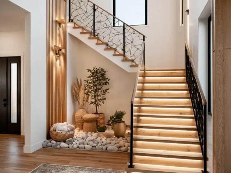 7 Staircase Decor Ideas That Actually Work in Small Spaces
