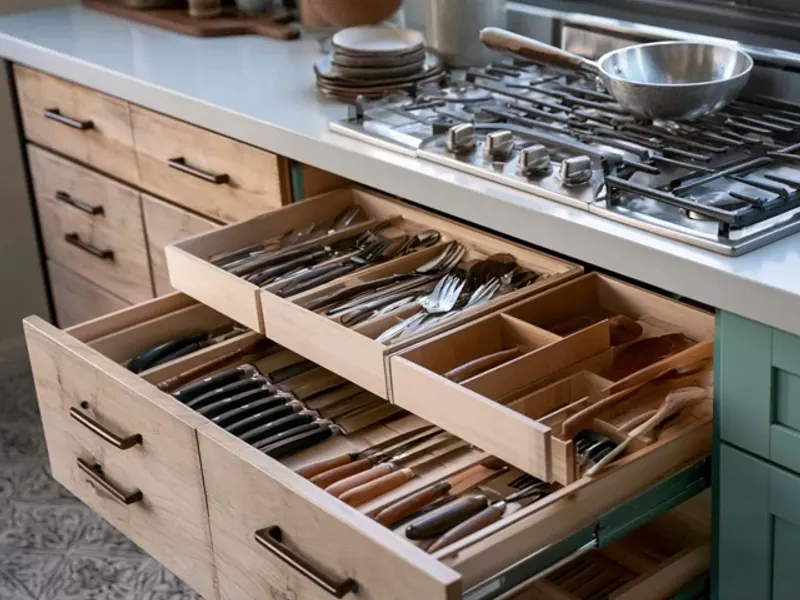 Kitchen Drawer Organizers: One Idea, Total Transformation