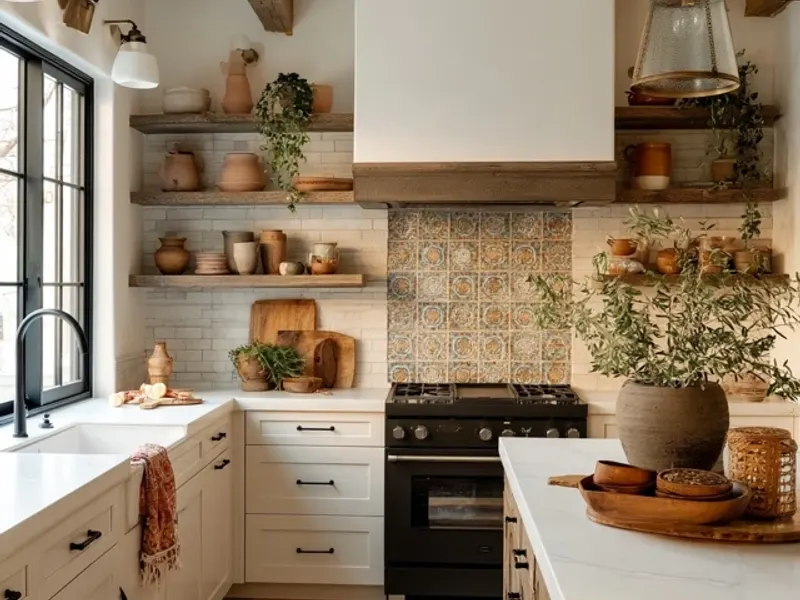 Tent Camping Countertop and Backsplash Glow-Up