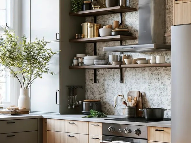 The Cozy Kitchen Cabinet You'll Want to Copy Today
